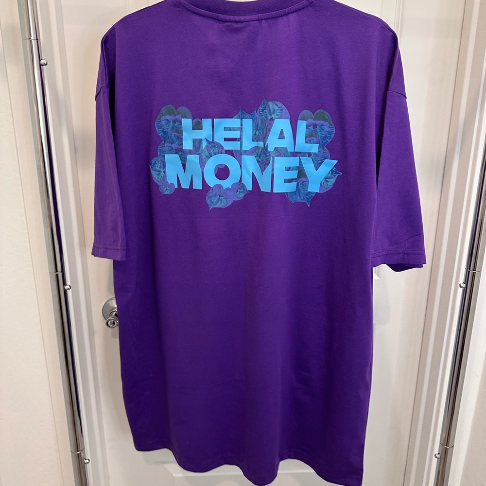 Purple Tee with Green Script